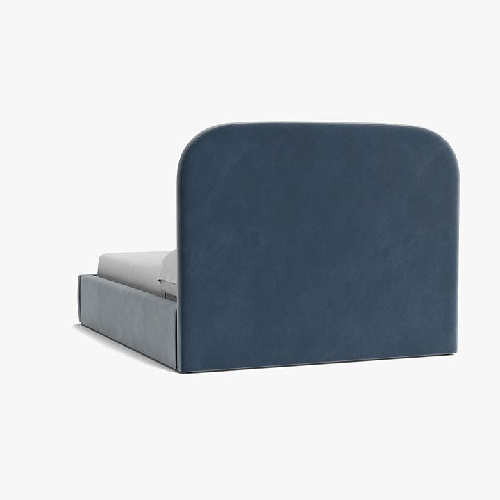 Blue Harbor Velvet Upholstered Bed